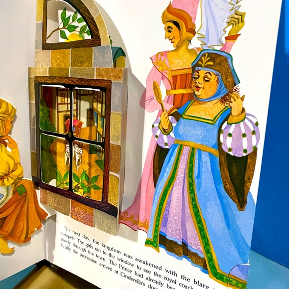 CINDERELLA VTG 90’s A TROLL POP-UP BOOK HARDCOVER A CUTE CLASSIC TALE! - Picture 12 of 16